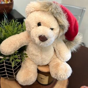 Aurora‎ Santa Bob THE BEAR Stuffed Animal 2021 Plush 13"
